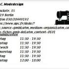 Unternehmen 1 Bild A.P.C. MODEDESIGN Textil, Bekleidung Einzelhandel am Berlin BE