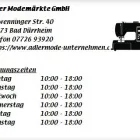 Unternehmen 1 Bild ADLER MODEMÄRKTE GMBH Textil, Bekleidung Einzelhandel am Bad Dürrheim BW