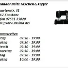 Unternehmen 1 Bild ALEXANDER HEITZ TASCHEN & KOFFER Textil, Bekleidung Einzelhandel am Konstanz BW