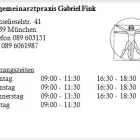 Unternehmen 1 Bild ALLGEMEINARZTPRAXIS GABRIEL FINK Ärzte am München BY