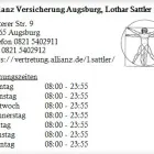 Unternehmen 1 Bild ALLIANZ VERSICHERUNG AUGSBURG, LOTHAR SATTLER Versicherung am Augsburg BY