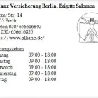 Unternehmen 1 Bild ALLIANZ VERSICHERUNG BERLIN, BRIGITTE SALOMON Versicherung am Berlin BE