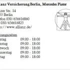 Unternehmen 1 Bild ALLIANZ VERSICHERUNG BERLIN, MERCEDES PIATER Versicherung am Berlin BE