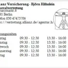 Unternehmen 1 Bild ALLIANZ VERSICHERUNG - BJÖRN HÄHNLEIN GENERALVERTRETUNG Versicherung am Berlin BE