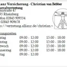 Unternehmen 1 Bild ALLIANZ VERSICHERUNG - CHRISTIAN VAN BEBBER GENERALVERTRETUNG Versicherung am Rheinberg NW