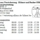 Unternehmen 1 Bild ALLIANZ VERSICHERUNG - HILMER UND BUCHER OHG GENERALVERTRETUNG Versicherung am Pfullendorf BW