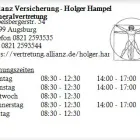 Unternehmen 1 Bild ALLIANZ VERSICHERUNG - HOLGER HAMPEL GENERALVERTRETUNG Versicherung am Augsburg BY