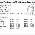 Unternehmen 1 Bild ALLIANZ VERSICHERUNG JÖRG PISTORIUS HAUPTVERTRETUNG Versicherung am Torgau SN