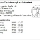 Unternehmen 1 Bild ALLIANZ VERSICHERUNG LUTZ SCHÖNEBECK Versicherung am Eberswalde BB