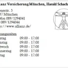 Unternehmen 1 Bild ALLIANZ VERSICHERUNG MÜNCHEN, HARALD SCHACHI Versicherung am München BY