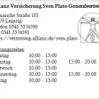 Unternehmen 1 Bild ALLIANZ VERSICHERUNG SVEN PLATO GENERALVERTRETUNG Versicherung am Leipzig SN