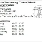 Unternehmen 1 Bild ALLIANZ VERSICHERUNG - THOMAS HEINRICH GENERALVERTRETUNG Versicherung am München BY