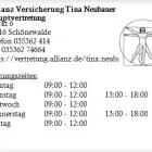 Unternehmen 1 Bild ALLIANZ VERSICHERUNG TINA NEUBAUER HAUPTVERTRETUNG Versicherung am Schönewalde BB