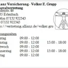 Unternehmen 1 Bild ALLIANZ VERSICHERUNG - VOLKER E. GRUPP GENERALVERTRETUNG Versicherung am Erlenbach BW