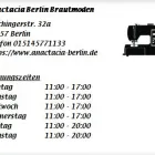 Unternehmen 1 Bild ANACTACIA BERLIN BRAUTMODEN Produktion und Vertrieb von Textil/Bekleidung am Berlin BE