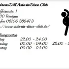 Unternehmen 1 Bild ANDREAS DILL ASTORIA DISCO CLUB Sport & Freizeit am Rodgau HE