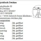 Unternehmen 1 Bild ANGIOKLINIK ZWICKAU Kliniken und Krankenhäuser am Zwickau SN