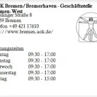 Unternehmen 1 Bild AOK BREMEN/BREMERHAVEN - GESCHÄFTSSTELLE BREMEN-WEST Versicherung am Bremen HB