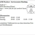 Unternehmen 1 Bild AOK NORDOST - SERVICECENTER HERZBERG Versicherung am Herzberg (Elster) BB