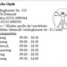 Unternehmen 1 Bild APOLLO-OPTIK Optiker am Detmold NW