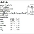 Unternehmen 1 Bild APOLLO-OPTIK Optiker am Frankfurt HE