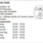 Unternehmen 1 Bild APOLLO-OPTIK Optiker am München BY