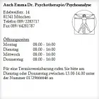 Unternehmen 1 Bild AUCH EMMA DR. PSYCHOTHERAPIE/PSYCHOANALYSE Ärzte am München BY