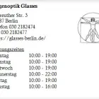 Unternehmen 1 Bild AUGENOPTIK GLASSES Optiker am Berlin BE