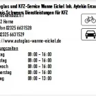 Unternehmen 1 Bild AUTOGLAS UND KFZ-SERVICE WANNE EICKEL INH. AYTEKIN ERCAN U. DENNIS SCHWEERS DIENSTLEISTUNGEN FÜR KFZ Kfz-Glasereien am Herne NW