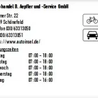 Unternehmen 1 Bild AUTOHANDEL B. AEPFLER UND -SERVICE GMBH Werkstätten (Pkw) am Schönefeld BB