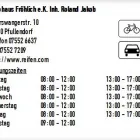 Unternehmen 1 Bild AUTOHAUS FRÖHLICH E.K. INH. ROLAND JAKOB Werkstätten (Pkw) am Pfullendorf BW