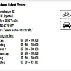 Unternehmen 1 Bild AUTOHAUS HUBERT VESTER Kfz und Fahrrad Handel und Hersteller am Lippetal NW