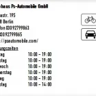 Unternehmen 1 Bild AUTOHAUS PS-AUTOMOBILE GMBH Verleihunternehmen, Vermietungsunternehmen, Vermittlungsunternehmen am Berlin BE