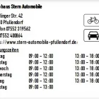 Unternehmen 1 Bild AUTOHAUS STERN AUTOMOBILE Werkstätten (Pkw) am Pfullendorf BW