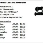 Unternehmen 1 Bild AWG MODE CENTER EBERSWALDE Textil, Bekleidung Einzelhandel am Eberswalde BB