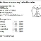 Unternehmen 1 Bild AXA GENERALVERTRETUNG STEFAN DOMINIAK Versicherung am Berlin BE