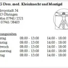 Unternehmen 1 Bild BAG DRES. MED. KLEINKNECHT UND MONTIGEL Ärzte am Öhringen BW