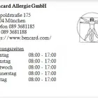 Unternehmen 1 Bild BENCARD ALLERGIE GMBH Produktion und Vertrieb von Medizinprodukten am München BY
