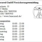 Unternehmen 1 Bild BESECURED GMBH VERSICHERUNGSVERMITTLUNG Versicherung am Berlin BE
