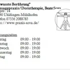 Unternehmen 1 Bild BEWUSSTE BERÜHRUNG MASSAGEPRAXIS/DORNTHERAPIE, BEATE SOVA Ärzte am Uhldingen-Mühlhofen BW
