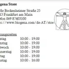 Unternehmen 1 Bild BIOGENA STORE Vitamine und Nahrungsergänzungsmittel am Frankfurt Am Main HE