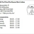 Unternehmen 1 Bild BKK PROVITA DIE KASSE FÜRS LEBEN Krankenkassen am München BY