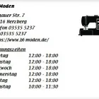 Unternehmen 1 Bild BL MODEN Textil, Bekleidung Einzelhandel am Herzberg BB