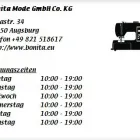 Unternehmen 1 Bild BONITA MODE GMBH CO. KG Textil, Bekleidung Einzelhandel am Augsburg BY