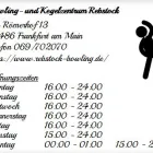 Unternehmen 1 Bild BOWLING- UND KEGELZENTRUM REBSTOCK Öffentliche Sporteinrichtungen am Frankfurt Am Main HE