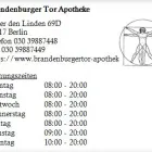 Unternehmen 1 Bild BRANDENBURGER TOR APOTHEKE Gesundheitsdienste am Berlin BE