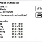Unternehmen 1 Bild CARMASTER KFZ WERKSTATT Werkstätten (Pkw) am Berlin BE