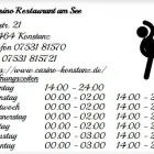 Unternehmen 1 Bild CASINO RESTAURANT AM SEE Unterhaltung am Konstanz BW