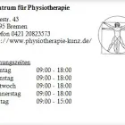 Unternehmen 1 Bild CENTRUM FÜR PHYSIOTHERAPIE Ärzte am Bremen HB