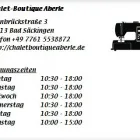 Unternehmen 1 Bild CHALET-BOUTIQUE ABERLE Textil, Bekleidung Einzelhandel am Bad Säckingen BW